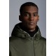 MONCLER Laurain Kort Dunjacka Herr Hooded Puffer Dunrock Vinterjacka Army Grön