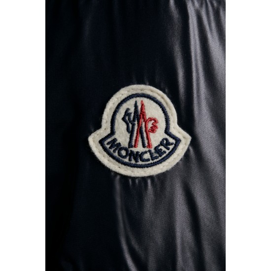 MONCLER Lemoine Overshirt Dunjacka Herr Dunrock Vinterjacka Natt Blå