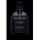 MONCLER Maury Dunjacka Herr Hooded Puffer Dunrock Vinterjacka Natt Blå