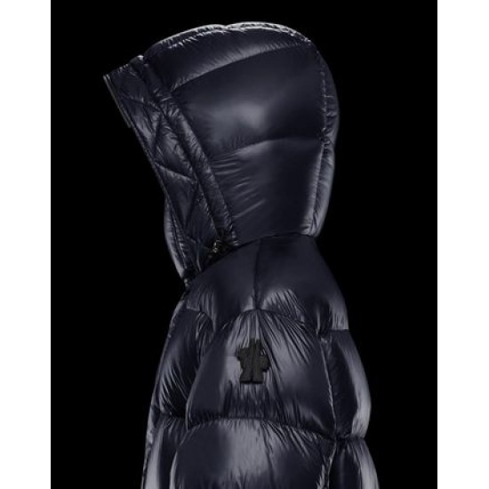 Moncler GRENOBLE Herr Puffers Hooded Dunjackor Marin Blå