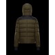 Moncler GRENOBLE Herr Puffers Hooded Dunjackor Kort Casual Style Army Grön