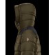 Moncler GRENOBLE Herr Puffers Hooded Dunjackor Kort Casual Style Army Grön