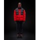 Moncler GRENOBLE Herr Puffers Hooded Dunjackor Kort Casual Style Röd Svart