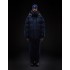 Moncler GRENOBLE Herr Puffers Hooded Dunjackor Kort Stripe Marin Blå