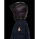 Moncler GRENOBLE Herr Puffers Hooded Dunjackor Kort Stripe Marin Blå