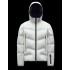 Moncler GRENOBLE Nylon Plain Logo Herr Hooded Dunjackor Vit