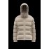 Moncler Maya Corduroy Jacka Kort Quiltad  Dunjacka Herr Hooded Puffer Dunrock Vinterjacka Melange Light Gray