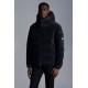 Moncler Maya Corduroy Jacka Kort Quiltad  Dunjacka Herr Hooded Puffer Dunrock Vinterjacka Natt Blå