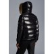 Moncler Maya Fur Kort Quiltad  Dunjacka Herr Hooded Puffer Dunrock Vinterjacka Svart