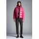 Moncler Maya Kort Quiltad  Dunjackor Herr Hooded Puffer Dunrock Vinterjackor Pink