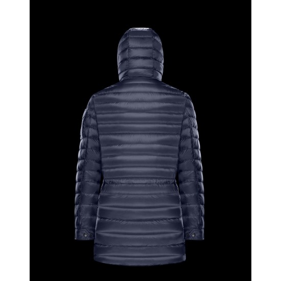 Moncler Benjamin Parka Matt Hooded Dunjacka Herr Dunrock Mörkblå