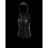 Moncler Down Vest Dam WaistDunrock Shiny Sucrex Gilet Svart 