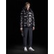 Moncler FragHerrt Hiroshi Fujiwara Jacka Herr Hooded Lång Dunrock Vinterjacka Svart