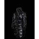 Moncler FragHerrt Hooded Jacka Herr lång Down Parka Dunrock Vinterjacka Svart