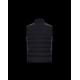 Moncler Gilet Quiltad  Down Vest För Herr Sleeveless Down WaistDunrock Svart