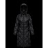 Moncler Hooded Dunjacka Dam Lång Dunrock Vinterjacka DUROC All Svart 