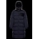 Moncler Hooded Jacka Herr lång Down Parka Dunrock Mörkblå