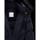 Moncler Hooded Jacka Herr lång Down Parka Dunrock Mörkblå