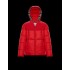 Moncler Ramis Dunjacka Herr Hooded Dunrock Vinterjacka Röd 