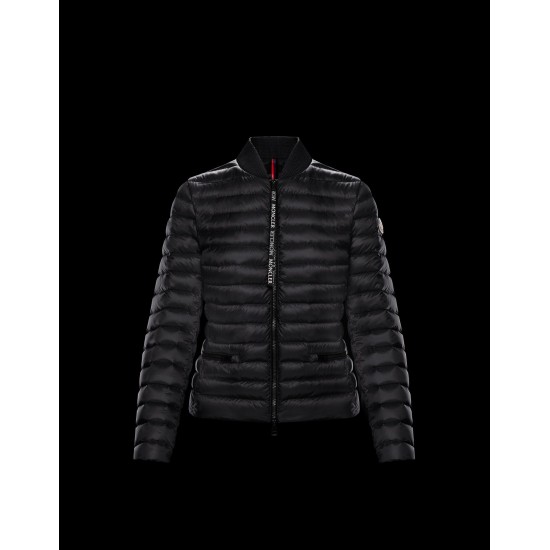 Moncler Blenca Quiltad  Dunjacka För Dam Kort Svart