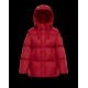 Moncler Hooded Jacka Dam Kort Dunrock Vinterjacka Röd